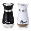 Refillable Salt and Pepper Shakers Set Stainless Steel 2 Pcs Spice Bottles Container for Home Restaurant Picnic Kitchen Accessories