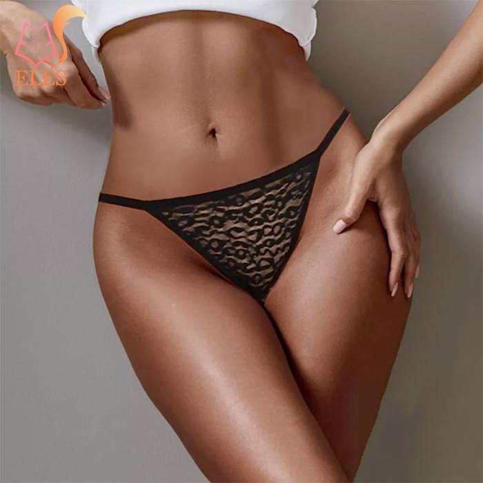 Sexy Thin Ladies Lace Mesh Light Panties Summer Sexy Comfortable Breathable Underwear Women's Thong