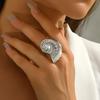 Geometric opening bracelet European and American jewelry summer ocean elements beach vacation wind starfish ring female