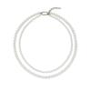 Noiyu Silver (C) White Pearl 2-Way Necklace Hl3N49302C9450