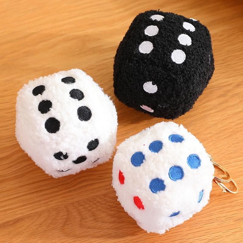 Plush Toy Dice Cartoon Stuffed Doll Cushion Home Decoration Cute Kids Gifts