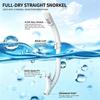 2026 Hot Ergonomic Design Leakproof Liquid Silicone Universal Adult Snorkeling Tempered Glass Diving Mask Set