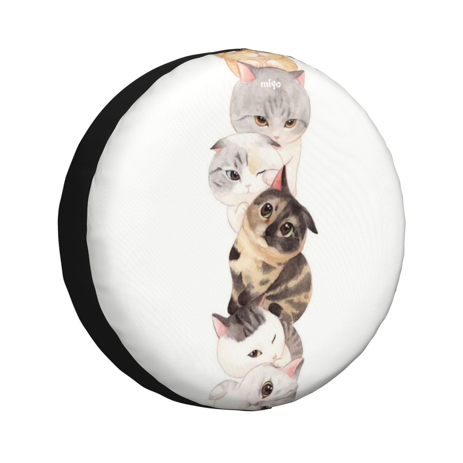 

[§miyo] Чехол для запасного колеса автомобиля, Совместим с 14/15/16/17 дюймами, Совместимый 16 inches