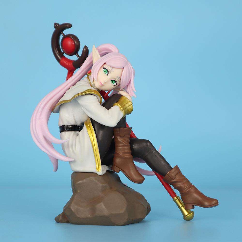14cm Frieren: Beyond Journey's End Anime Figure Noodle Stopper Frieren Action Figure Luminasta Frieren Figurine Collection Model