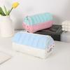 High-appearance-level Small House-shaped Pencil Case Niche Cute and Fresh Large-capacity Embroidered Stationery Storage Bag