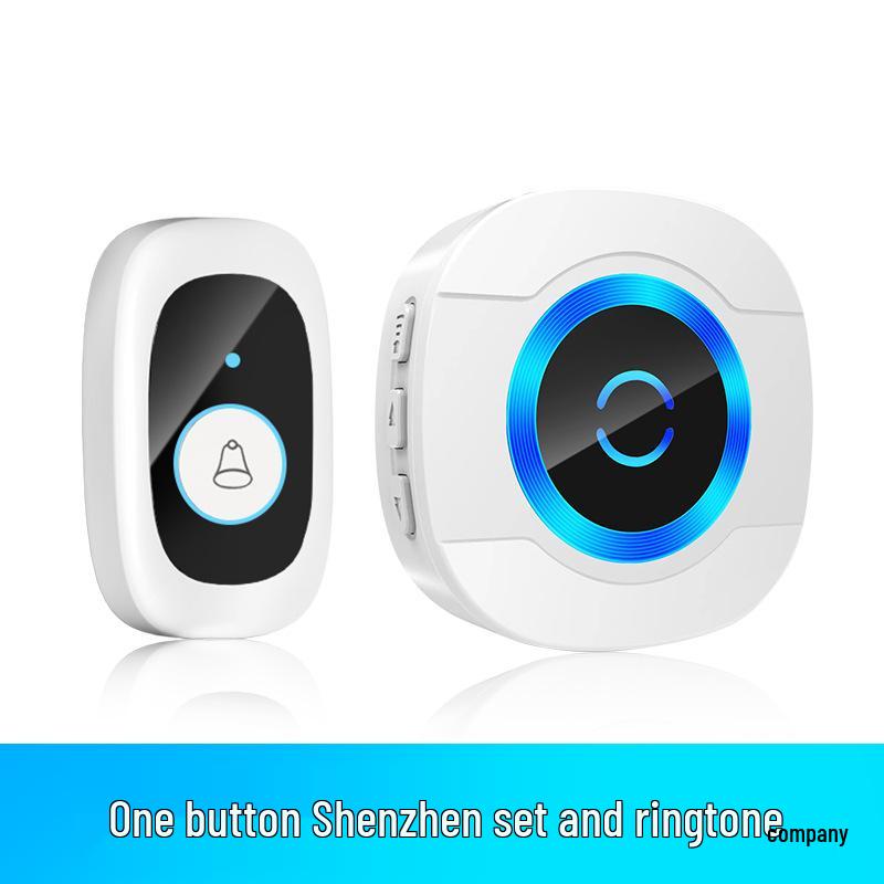 Беспроводной умный электронный дверной звонок с отдельным блоком звонка