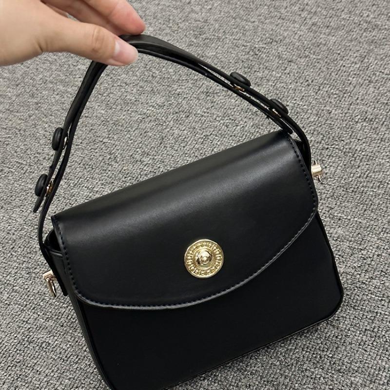 Retro Red Small Square Bag New Handbag Casual Versatile Niche High-end Bag Single Shoulder Messenger Women's Bag