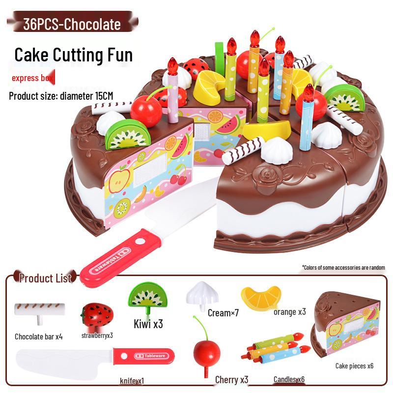 Children s Creative Birthday Cake Playhouse Toy Set