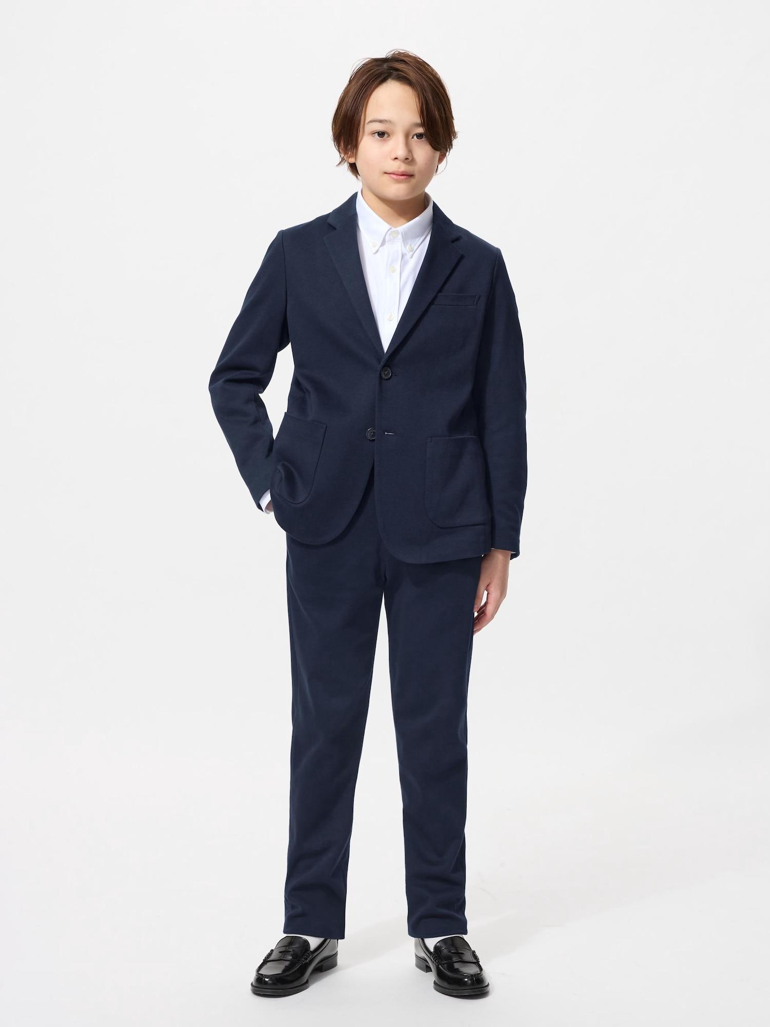 

Uniqlo Kids джерси брюки формальные 69 NAVY/KIDS 100