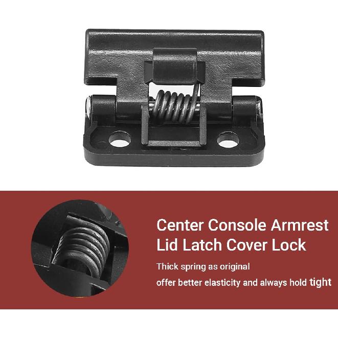 Center Console Lid Latch, Car Central Armrest Box Buckle, Compatible with 4Runner Corolla Camry Replace 58908-33030 5890833030, Glove Box Storage Box