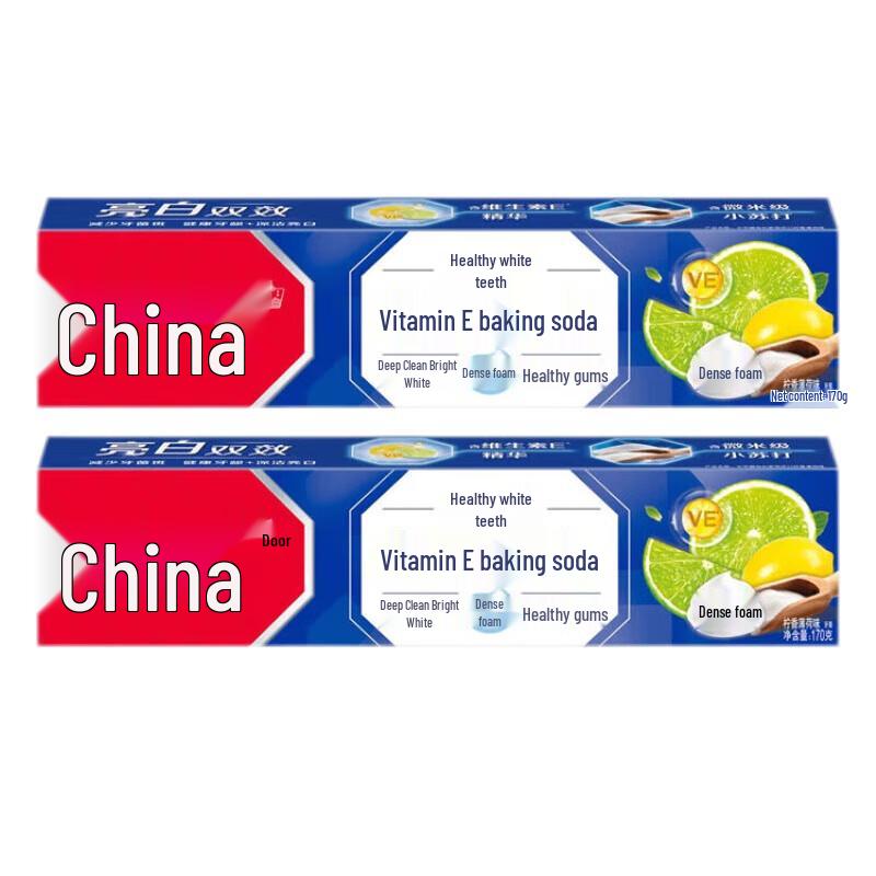 

Zhonghua Healthy White Toothpaste with Vitamin E & Baking Soda