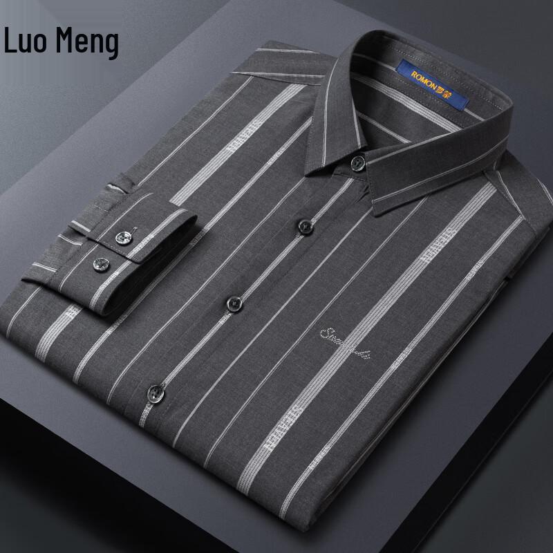 

Luomeng Men s Soft Business Long Sleeve Shirt 42