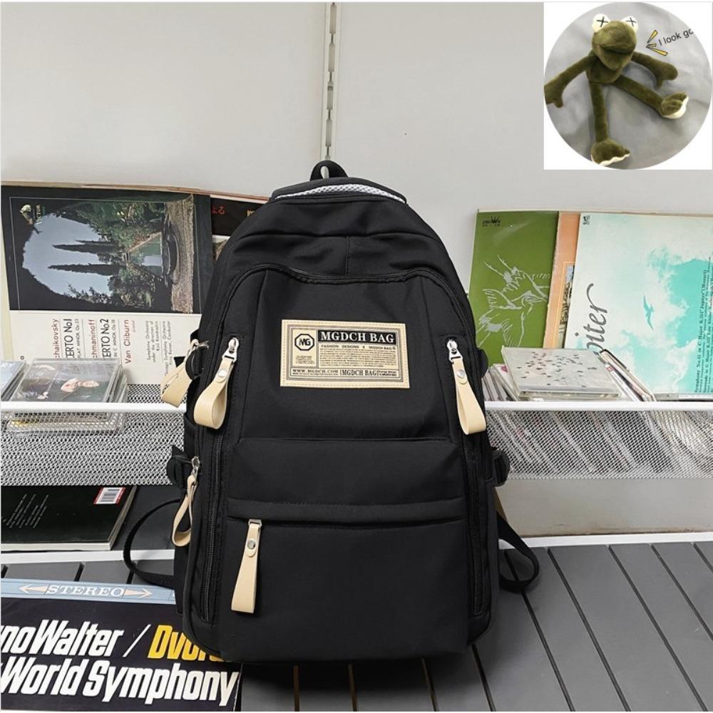 Casual Versatile School Bag College Students Junior High School Students Large Capacity Simple Backpack Computer Backpack Men's and Women's Fashion