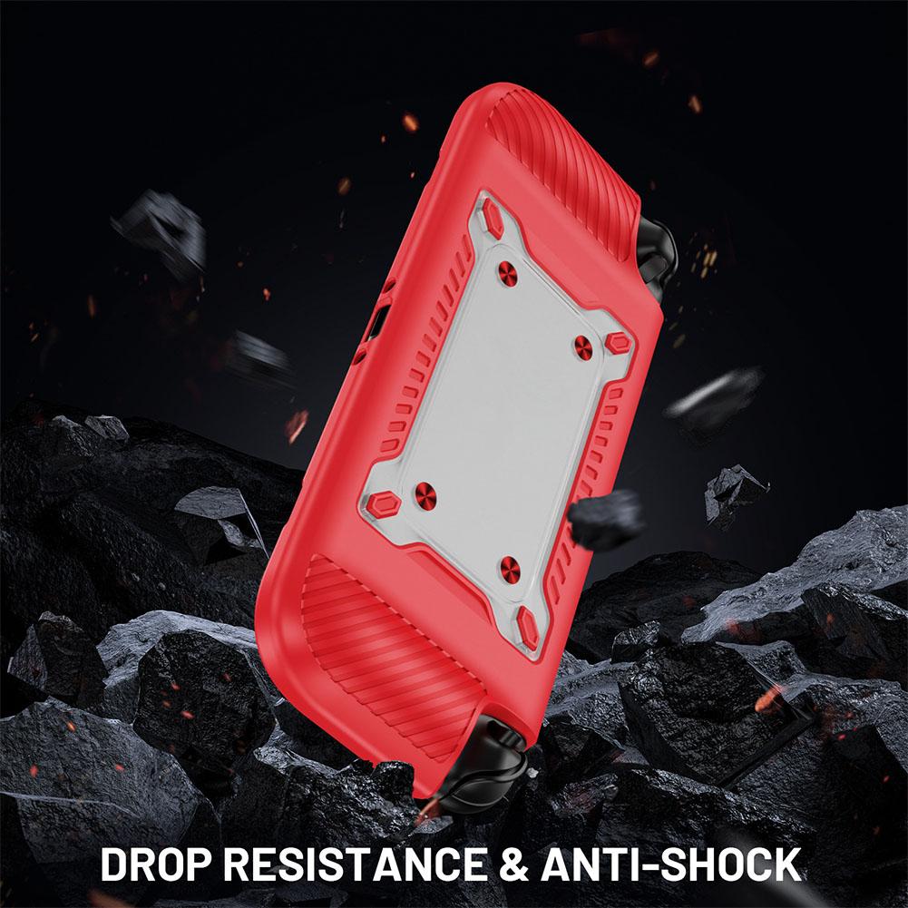 2IN1 Game Console Protective Case For Switch OLED 2 With Card Slot And Holder TPU Anti Fall Anti Slip Protective Shell Accessory