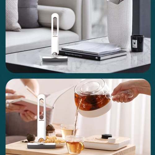 Portable Self-Squeeze Mini Mop, Hand-Washable Desktop Cleaning Mini Mop, Mini Multifunctional Hands-Free Mop, Bathroom Mini Mop, Powerful Absorbent Sp