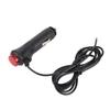 1.5m Male Car Cigarette Lighter Socket Power Plug Adapter On Off Switch Fuse 12V 24V