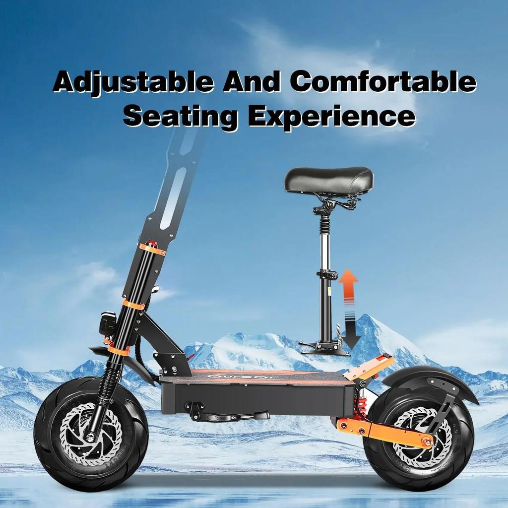 TOURSOR X8 Pro E-Scooter for Adults 8000W Dual Motor 60V 38AH 14 Inch Off-road Scooter Max Speed 100KM/H Max Mileage 120KM