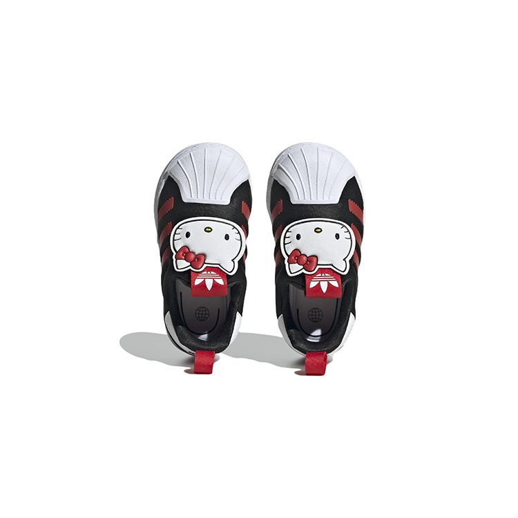 adidas Hello Kitty x Superstar 360 I Black Vivid Red Baby Sneakers Core-Black Cloud-White HQ4091