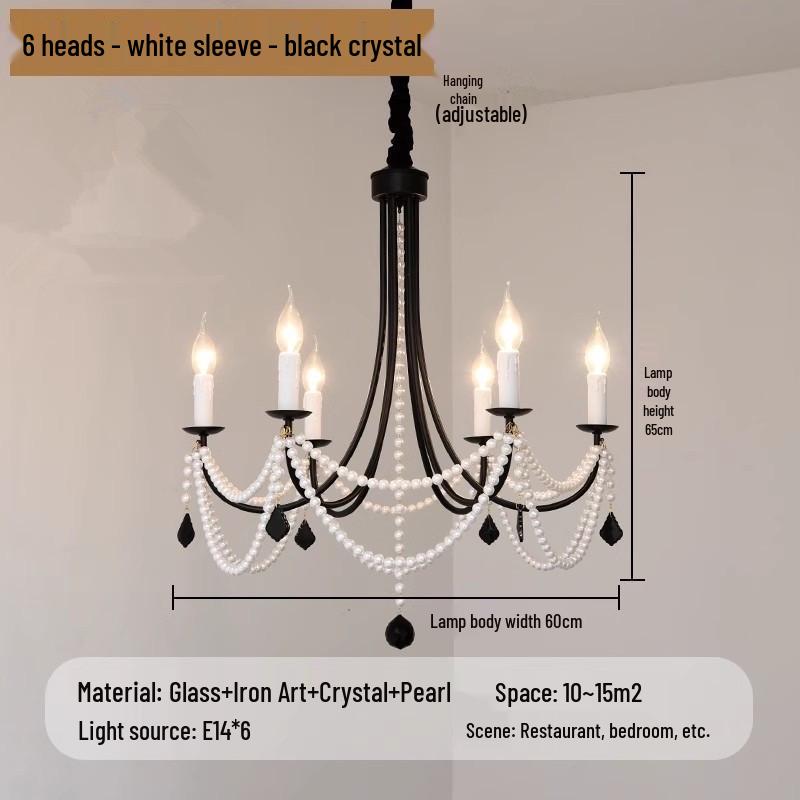 Mid-Century Crystal Chandelier: Versatile Lighting for Dining Room, Bedroom, and Walk-in Closet