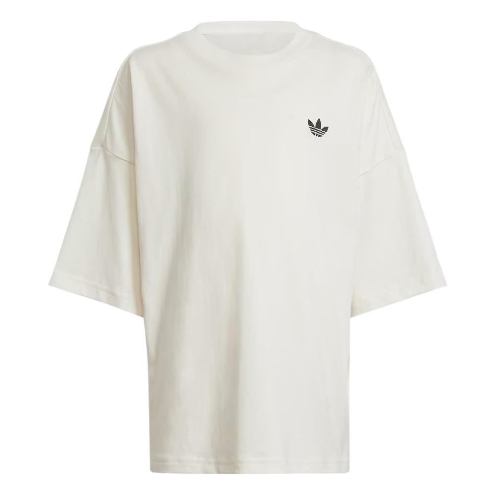 adidas Originals Casual Sports Suit Comfortable Breathable Soft Skin-Friendly Short Sleeve Simple Shorts Kids Sportswear White Black JD3105