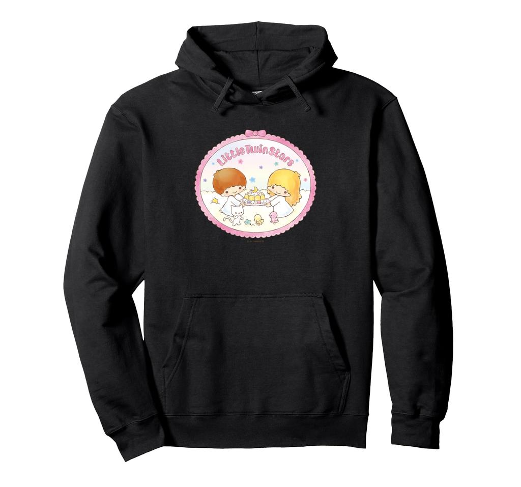 [Little Twin Stars 50th Anniversary] Aurora Retro Frame Hoodie