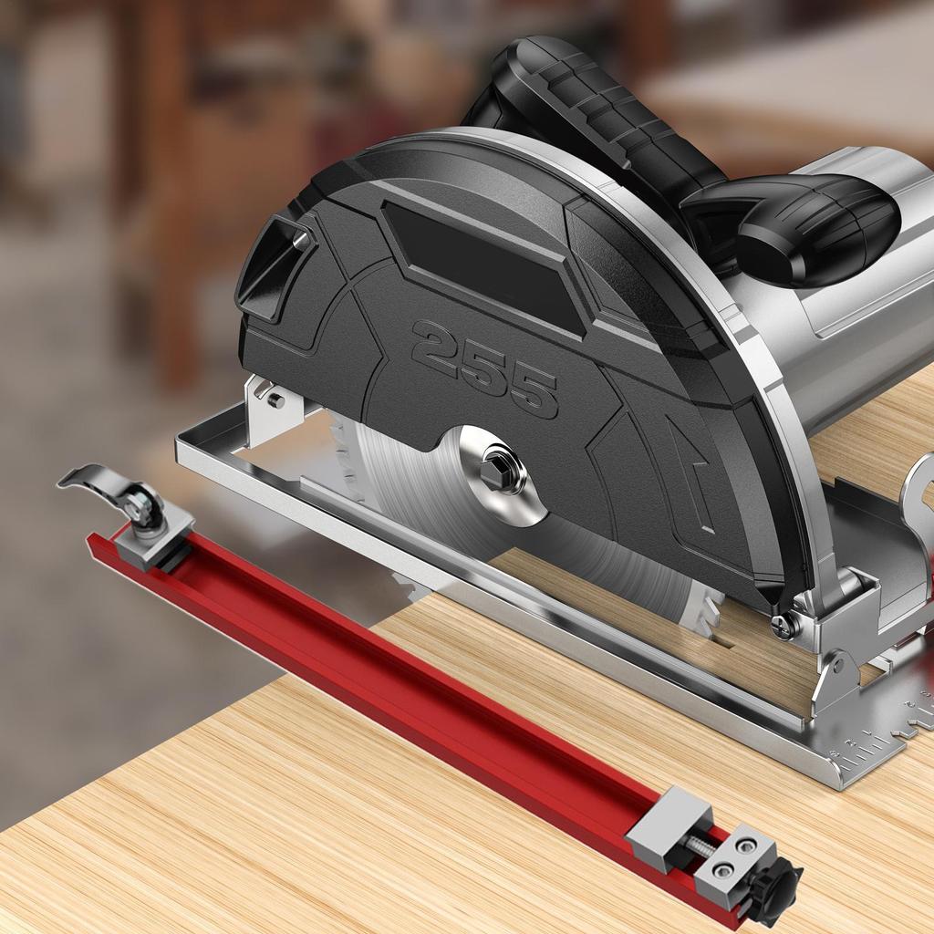 Circular Saw Track Guide Adjustable cutting machine base rail Clamp Base Aluminum alloy Woodworking Cutter Attachment
