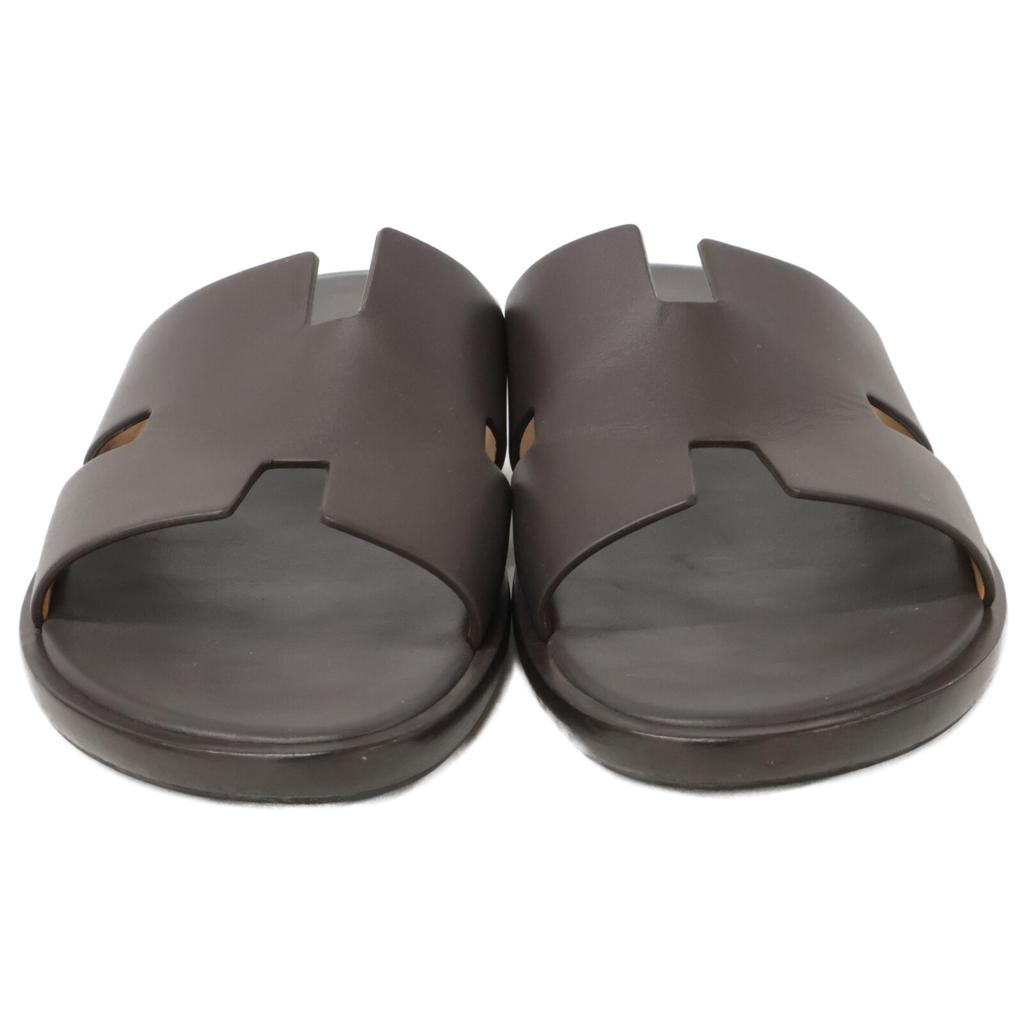 HERMES [Beautiful condition] Izmir sandals/ shoes 42 mochaUsed