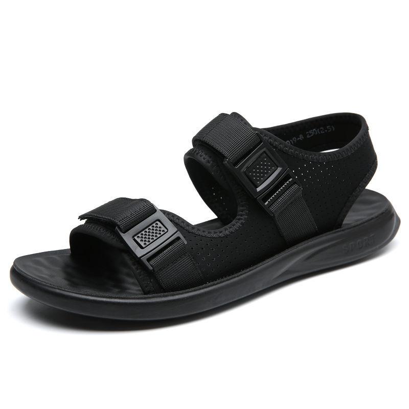 Fashion 2025 Summer New Designer Outdoor Sports Sandals for Men Fashion Casual Black Anti-slip Soft Base and Breathable Beach Shoes Man