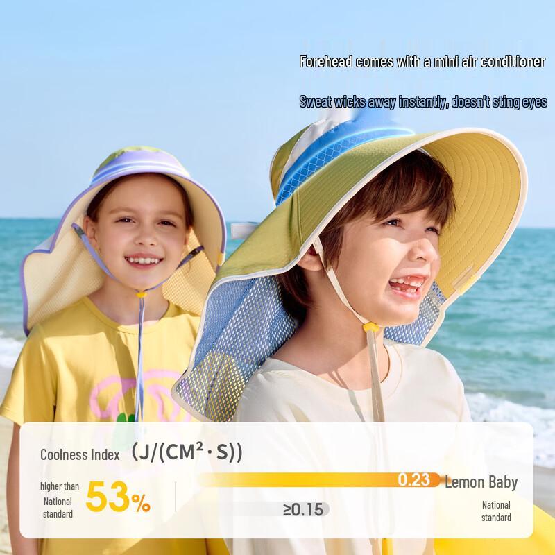 Lemonkid Kids Outdoor Half-Open Top Sun Hat