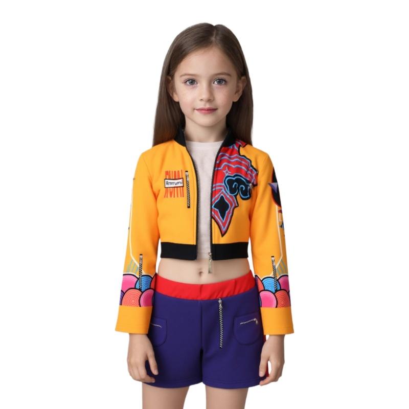 Girls POP Hunters Rumi Halloween Cosplay Costume Kids Birthday Christmas School Party Role Play Dress Up Outfit
