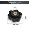 10Pcs Handle Thread Hand Tighten Nuts M4 M5 M6 M8 M10 M12 Manual Thumb Nut New Plum Nuts
