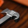 1pc Multifunctional Mini Portable Bottle Opener with Key Ring , Durable Metal EDC Tool for Camping, Hiking & Outdoor Adventures, Compact