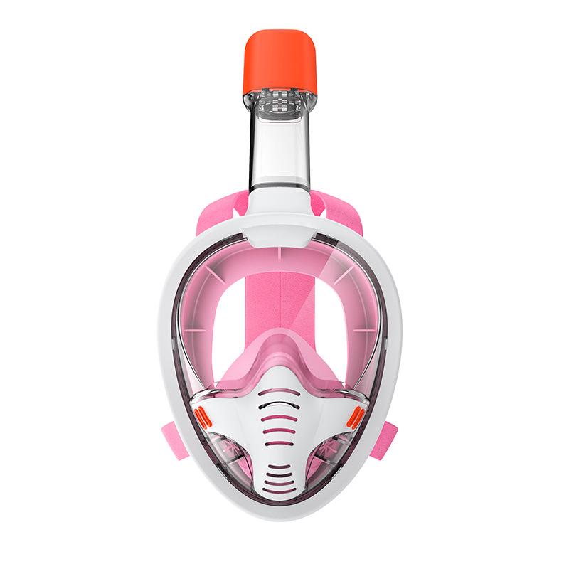 Silicone Diving and Snorkeling Set with GoPro-Compatible Swim Goggles