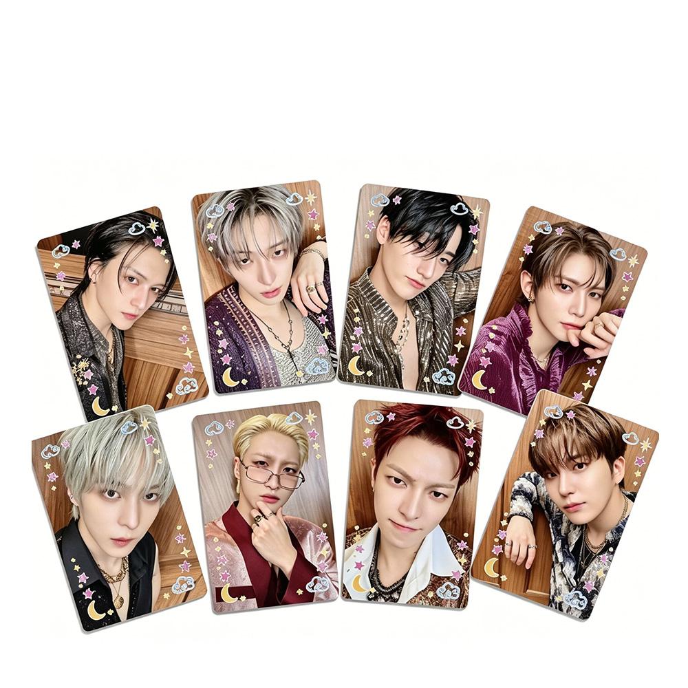 ATEEZ GOLDEN HOUR PART 5 MIGHTEEZ POP -UP Lomo Cards Hongjoong Yunho Seonghwa Yeosang MINGI San HD Photocards Fans Commemoration
