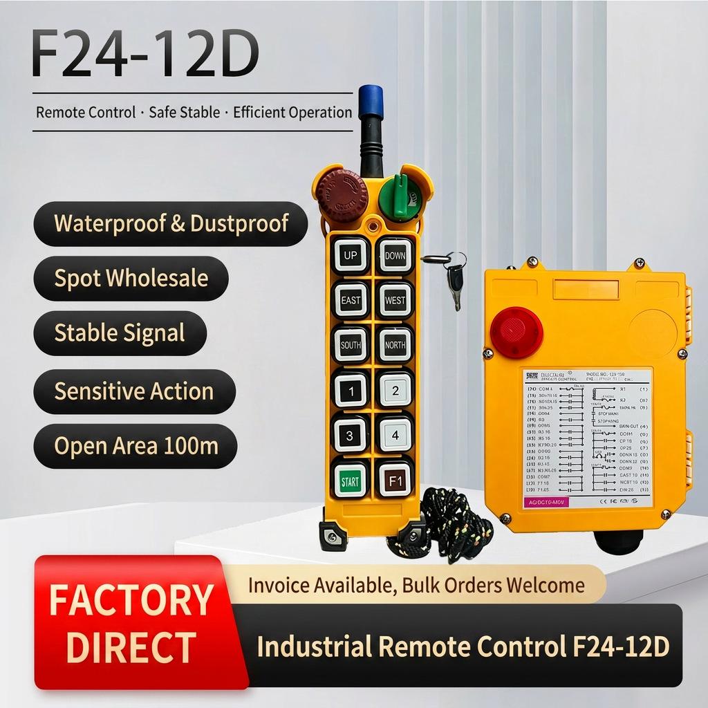 Remote Control for Overhead & Gantry Cranes F2412D