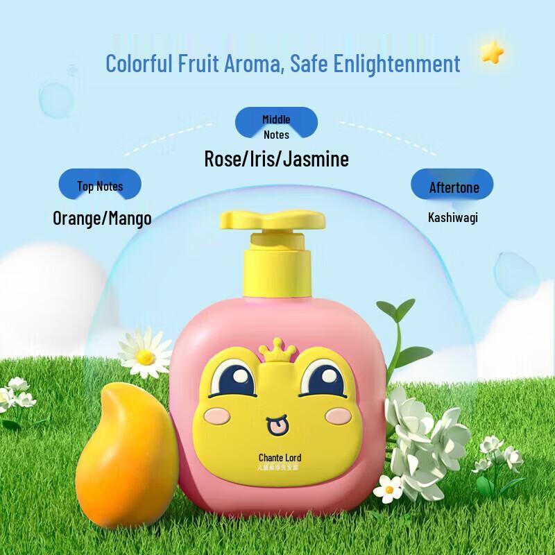 FROGPRINCE Colorful Fruit Kids Shampoo & Body Wash Set