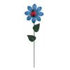 Metal Flower Stake Wrought Iron Floral Ornament Garden Art Decor Crafts for Home Indoor Outdoor Lawn Yard Decoration Gift