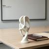 Creative Room Decorations 3D Printed Abstract Thinker Sculpture, Modern Minimalist Human Figure Statue, Handcrafted Artistic Statues Art Home