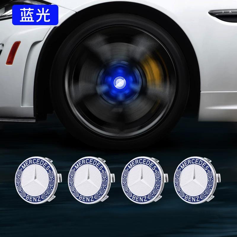 

Светодиодные колпачки ступицы колеса для Mercedes-Benz W177 W205 W206 W213 W214 W216 W222 75MM-4PCS