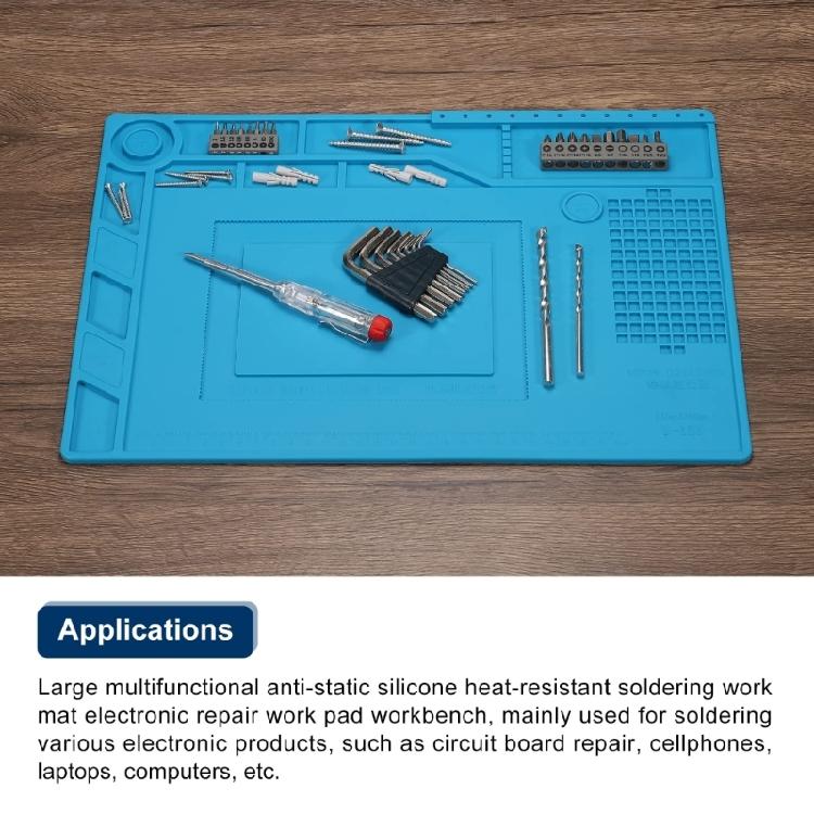 S150 Silicone Soldering Mat for Cellphone and Laptop Repair Workstation