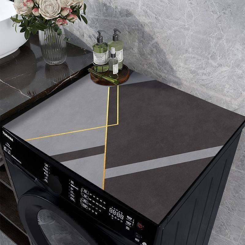 Diatomaceous Earth Washing Machine Cover Mat, Multi-purpose Household Cover, Dustproof and Sunproof Mat