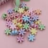 Luźne koraliki Bransoletka Kwiat 50 sztuk Naszyjnik Gilrs Biżuteria DIY Prezenty Ręcznie robione Płatki śniegu Kobiety Akrylowa Muszla