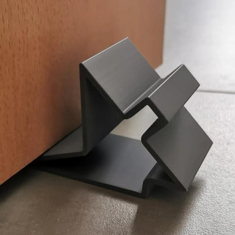 Durable Anti Slip Door Stop Prevents Accidental Closing In Homes Garages Bathrooms Window Clamp