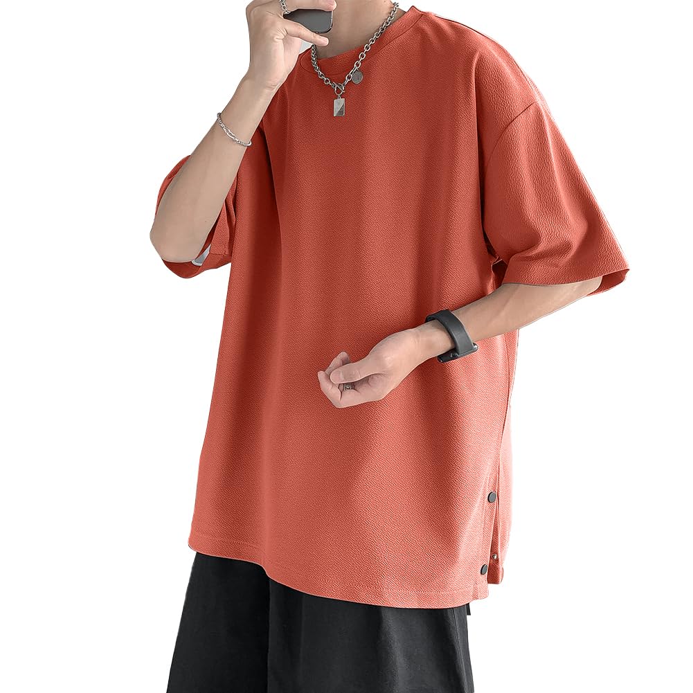 Goodfeel Short Sleeve Summer Available in Plus Loose Cool and Layered Street Summer Popular Oversized Silhouette Men's T-Shirt, Sizes, Fit, Cool,