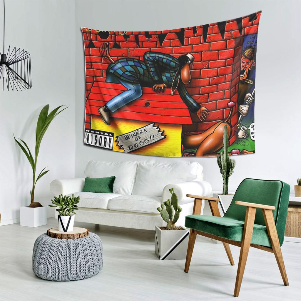 Snoop Dogg Doggystyle Tapestry Decor Art Aesthetic Tapestries for Living Room Bedroom Home Wall Cloth Wall Hanging