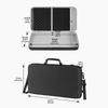 GEEKRIA Audio Interface Carrying Compatible with Akai Professional MPC Live EVA Hard Shell Portable Travel Bag Case, III, (Dark Gray)
