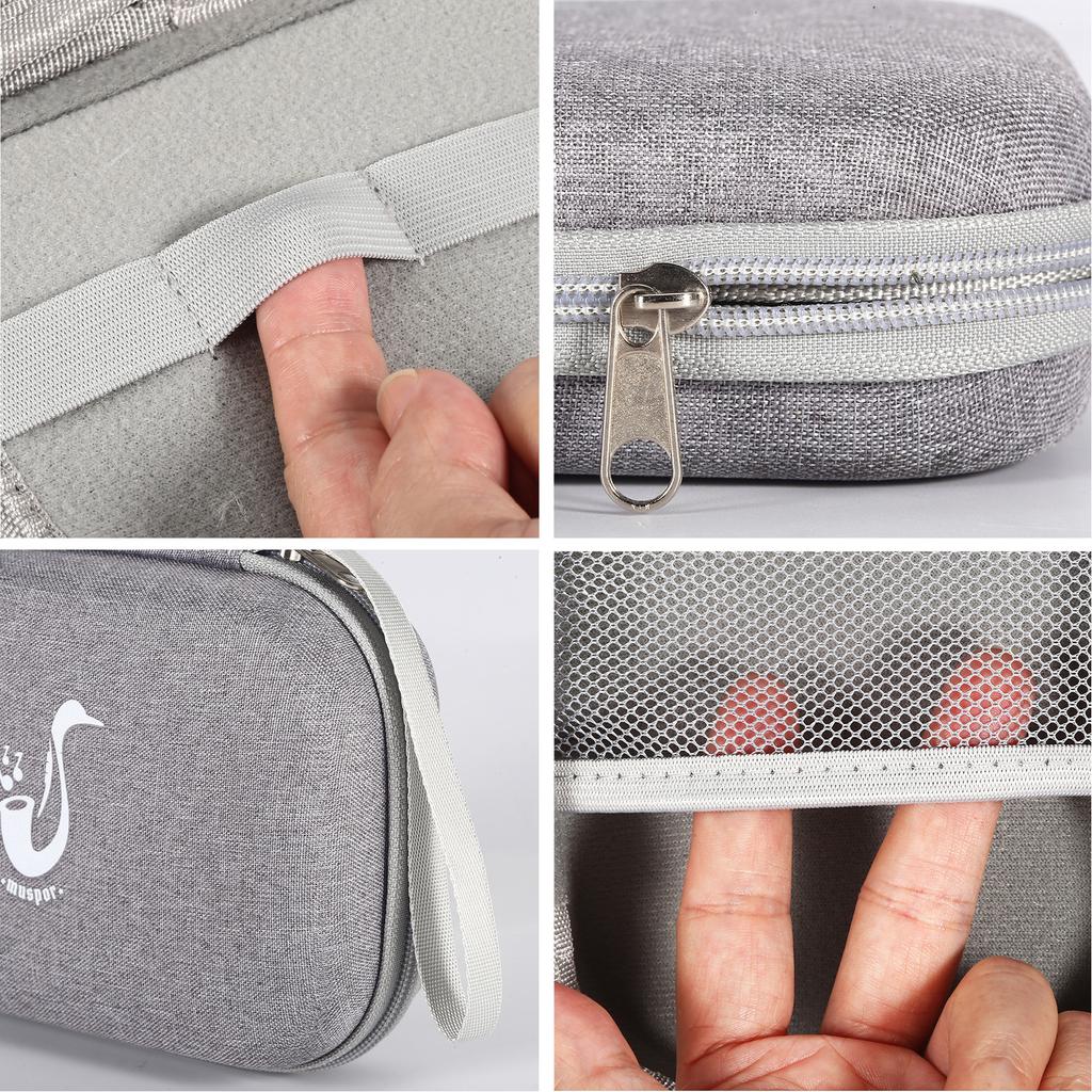 Muspor Reeds Case Storage Bag Reed Carrying Holder for Clarinet Saxophone Waterproof Portable