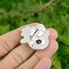 925 Silver Star Amethyst Stone February New Solitaire Flower Sister Ring Jewelry