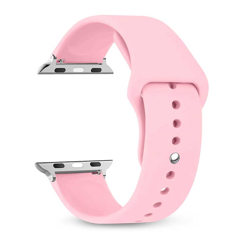 Silicone Band For Watch Strap 44mm 45mm 40mm 41mm 42-38mm 45 Mm Sport Bracelet Iwatch Series 8 7 6 5 4 3 SE 9 Ultra 2 49mm