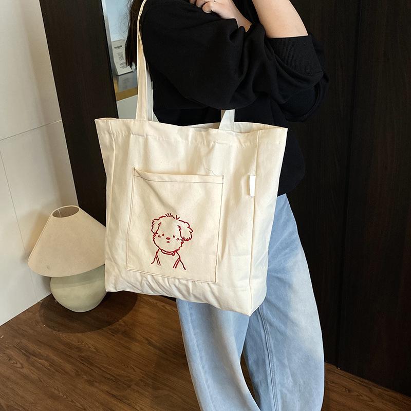 New Printed Large-capacity Shoulder Bag Women's Versatile Casual Commuter Tote Bag